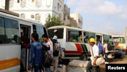 Faayilii - Godaantota Itoophiyaa buufata yeroo ka IOM keessa turanii fi biyyatti deebifaman, Yaman, Ebla 13, 2021. 