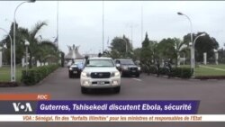 Fin de la visite du secrétaire général de l’ONU en RDC