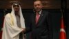 رئیس جمهوری ترکیه (راست) و ولیعهد ابوظبی.
