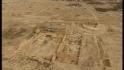 Aerial Footage of Ancient City of Palmyra, Syria