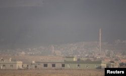 A general view of Bashiqa, east of Mosul, during an operation to attack Islamic State militants in Mosul, Iraq Nov. 7, 2016.