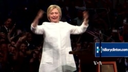 Hillary Clinton Claims Victory in Democratic Presidential Race