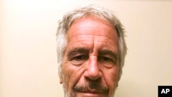 FILE - This March 28, 2017, file photo, provided by the New York State Sex Offender Registry shows Jeffrey Epstein. 