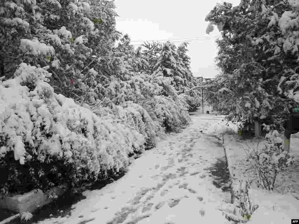 Qirg'izistonda qahraton qish