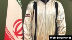 The 'space suit' photo tweeted by Iranian Minister for Information and Communications Technology Mohammad-Javad Azari Jahromi