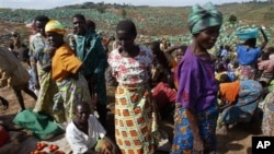 Des femmes sur un marché de Bunia, dans l'Est de la RDC (Archives)