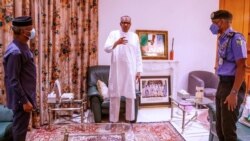 Shugaban Najeriya Muhammadu Buhari Da Mataimakinsa Osinbajo Sun Gana Da Sifeton 'Yan Sanda