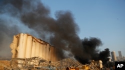 ناحیه انفجار در بیروت