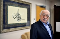 FILE - U.S.-based cleric Fethullah Gulen at his home in Saylorsburg, Pennsylvania, July 29, 2016.