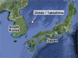 Dokdo/Takeshima island