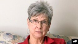  Barbara Van Syckel is interviewed in Sterling Heights, Mich., Monday, Jan. 30, 2017. Many Trump voters across the U.S. say they are pleased with his executive order temporarily banning refugees and immigrants from seven mostly Muslim countries.