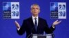 លោក Jens Stoltenberg ​អគ្គលេខាធិការ​អង្គការ​អូតង់ (NATO) ថ្លែង​នៅ​ក្នុង​សន្និសីទ​ព័ត៌មាន​នៅ​ទី​ស្នាក់ការ​កណ្តាល​អង្គការ​នេះ​នៅ​​​ក្នុង​ទី​ក្រុង​ប្រ៊ុចសែល កាល​ពី​ថ្ងៃ​ទី១៤​ ខែ​មិថុនា ឆ្នាំ​២០២១។