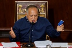 Venezuela's National Constituent Assembly (ANC) President Diosdado Cabello takes part in a session in Caracas, Venezuela, Aug. 12, 2019.