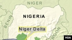Kelompok militan di Delta Niger yang kaya minyak sering melancarkan serangan dan penculikan.