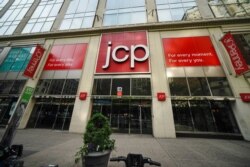 FILE - A J.C. Penney store is seen during the coronavirus pandemic, in New York City, May 18, 2020.