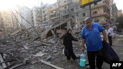 สภาพความเสียหายทางภาคใต้ของกรุงเบรุต เลบานอน จากการโจมตีของอิสราเอลเมื่อวันที่ 6 ต.ค. 2024 