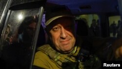 Jevgenij Prigožin tokom povlačenja boraca Vagnera iz Rostova na Donu (REUTERS/Alexander Ermochenko)