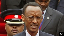 FILE - Rwandan president Paul Kagame.