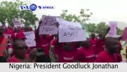VOA60 Afirka: Shugaba Jonathan Ya Gana da Iyayen 'Yan Matan Chibok, Najeriya, Yuli 22, 2014