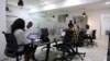 Young Nigerian entrepreneurs can share contemporary-designed workspaces provided by Ventures Platform. The Abuja-based incubator hub is one of the few resources in the city for startup owners. (C. Oduah for VOA)