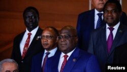 Felix Tshisekedi, Rais wa Jamhuri ya Kidemokrasia ya Congo, akihudhuria ufunguzi wa Mkutano wa 36 wa Bunge la Umoja wa Afrika huko Addis Ababa, Ethiopia Februari 18,2023. REUTERS