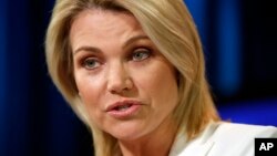 헤더 노어트 미 국무부 대변인.