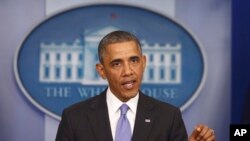 Presiden Barack Obamadi Gedung Putih (14/11).