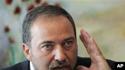 Israeli Foreign Minister Avigdor Lieberman (file photo)