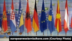 Zastave zemalja Zapadnog Balkana (Foto: europeanwesternbalkans.com/RFERL)