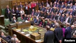 Glasanje o predlogu Tereze Mej za Bregzit u britanskom parlamentu
