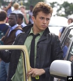 Kenny Wormald in a scene from "Footloose"