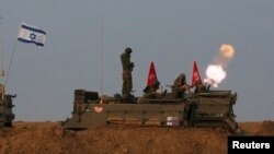 ទាហាន​អ៊ីស្រាអែល​នៅ​ជិត​តំបន់​ហ្គាហ្សា