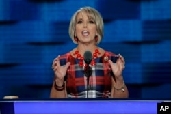 Rep. Michelle Grisham, D-N.M., speaks during the third day of the Democratic National Convention in Philadelphia, Pennsylvania, July 27, 2016.