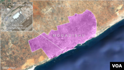 Peace Hotel, across from the main gate of Aden Adde International airport, Mogadishu, Somalia