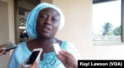 Faridath Atchabi Aboudou, chargée de recherche au laboratoire d’analyse régionale et d’expertise social, le 25 avril 2017. (VOA/Kayi Lawson)
