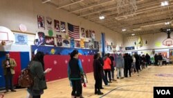 Redovi na biračkom mestu u Virdžiniji