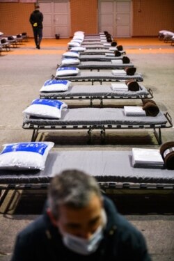 Karantin u Sportskoj dvorani 'Obilićevo' (FOTO: Grad Banja Luka)