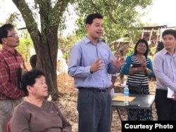 លោក ជា ជីវ អាយុ​៣៧​ឆ្នាំ ជា​ប្រធានគណៈ​ប្រតិបត្តិរបស់គណបក្សសង្រ្គោះជាតិ ប្រចាំ​ខេត្ត​បាត់ដំបង កាល​ពីកន្លង​ទៅ (Photo Courtesy)