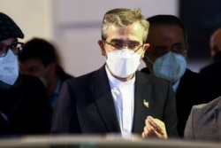 Pemimpin negosiasi nuklir Iran, Ali Bagheri Kani di Wina, Austria, 29 November 2021.