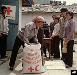 国际社会向朝鲜援助粮食