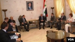 აფხაზთა დელეგაციას სირიის პარლამენტის სპიკერიც შეხვდა