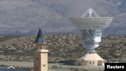 The installations of a Chinese space station are seen in Las Lajas, Argentina, January 22, 2019. (REUTERS/Agustin Marcarian)