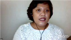 Peneliti Balai Litbangkes Papua, Hana Krismawati (Sumber: Lapor COVID-19/tangkapan layar)