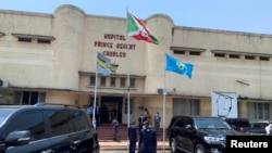 L'entrée de l'hôpital Prince Regent Charles à Bujumbura, le 21 septembre 2021. Reuters / Guy Senga