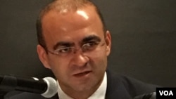 Taha Ozhan, who chairs the Foreign Affairs Commission in Turkey's Grand National Assembly, met with U.S. officials in Washington, D.C., Aug. 1, 2016. (S. Herman/VOA)