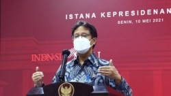 Menkes Budi Gunadi Sadikin dalam telekonferensi pers di Istana Kepresidenan, Jakarta, Senin, 10 Mei 2021 mengatakan varian atau mutasi virus Corona banyak ditemukan di Sumatera dan Kalimantan (biro Setpres).