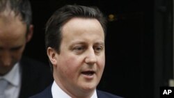 British Prime Minister David Cameron (file photo)