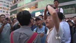 Hong Kong Pro-Democracy Supporters Battle With Anti-Occupy Workers