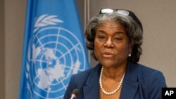 린다 토머스-그린필드 유엔주재 미국대사.