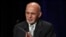 FILE - Afghanistan's President Ashraf Ghani speaks at a panel discussion at Asia Society in Manhattan, New York, Sept. 20, 2017.
